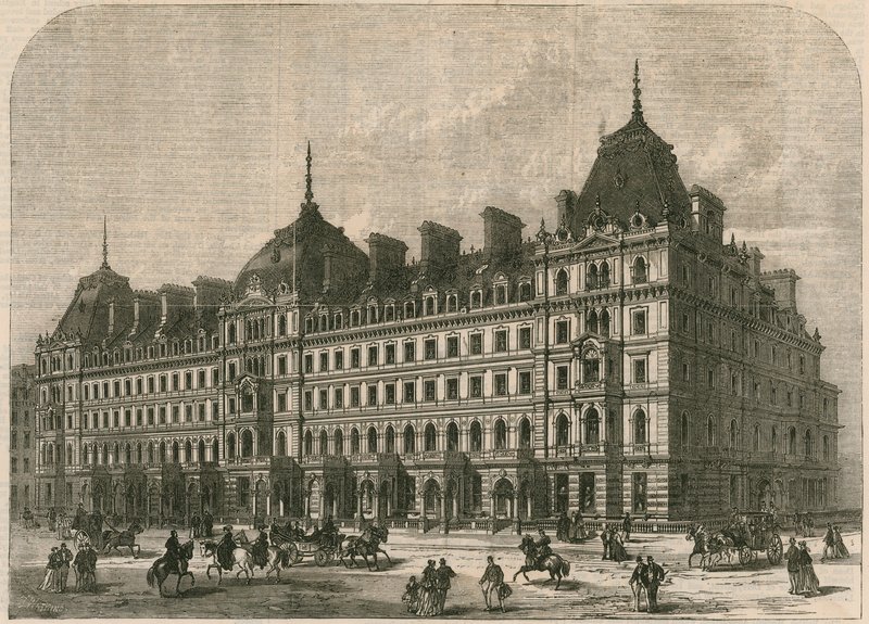 A londoni Grosvenor Place új épületei alkotó: English School