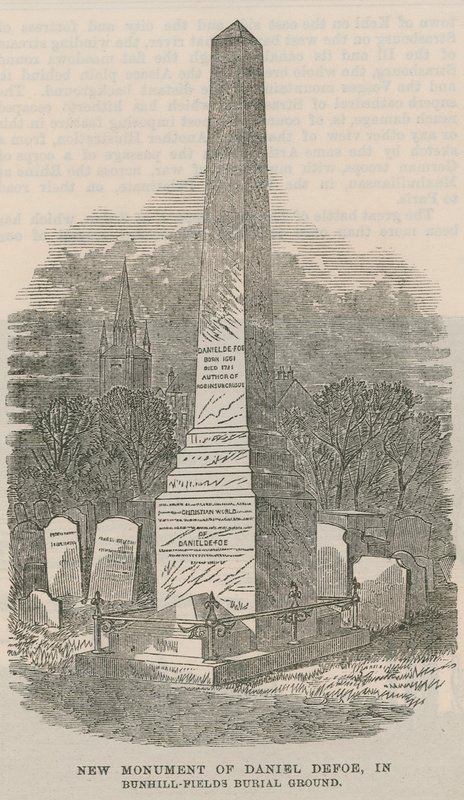 Daniel Defoe új emlékműve alkotó: English School