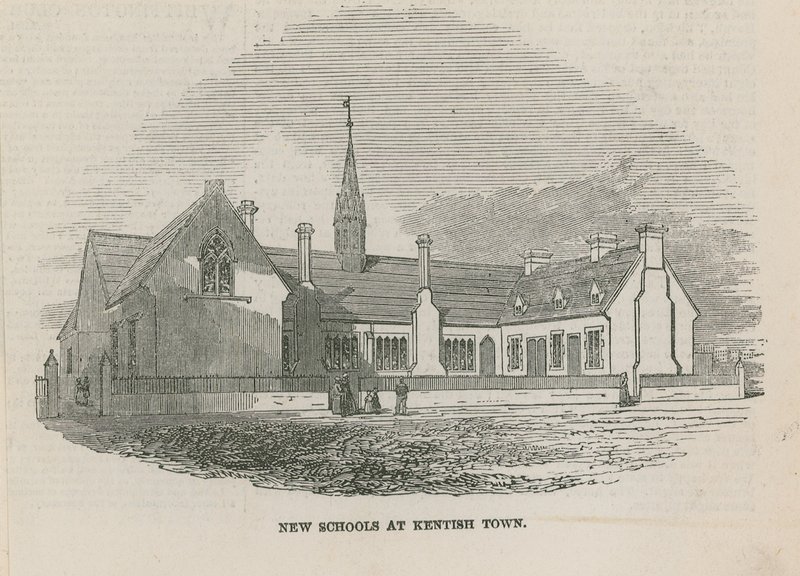 Új iskolák Kentish Townban alkotó: English School