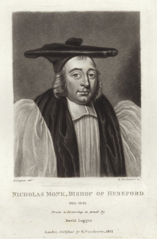 Nicholas Monk, Hereford püspöke alkotó: English School