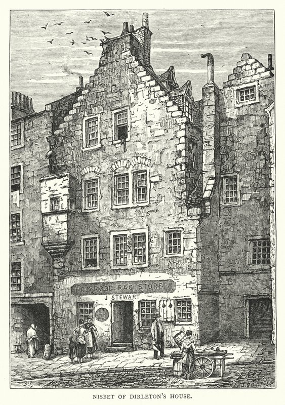 Nisbet a Dirleton-házból (metszet) alkotó: English School
