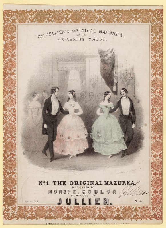No 1 Juliens Original Mazurka, vagy a Cellarius Valse alkotó: English School