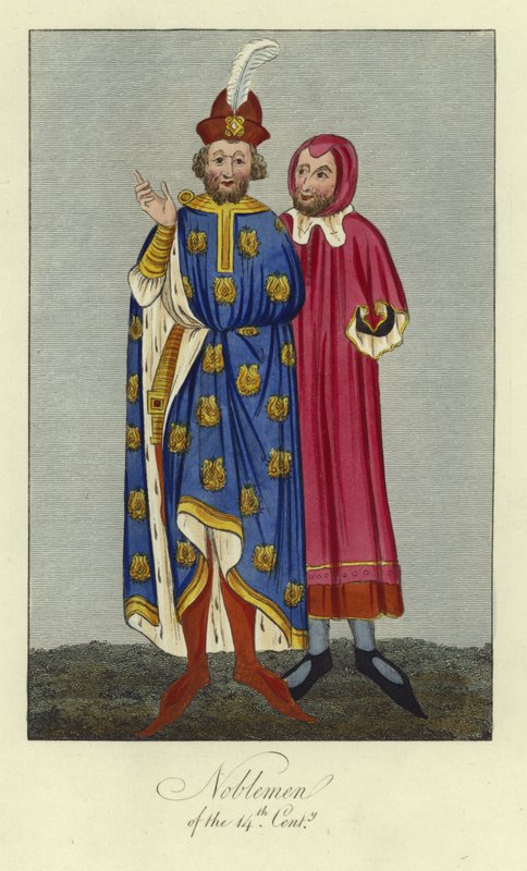 A 14. század nemesei alkotó: English School