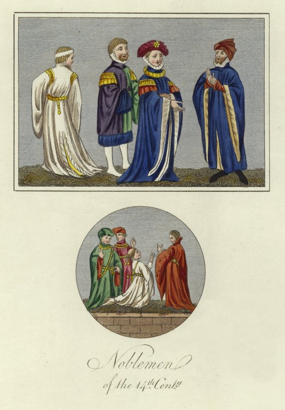 A 14. század nemesei alkotó: English School