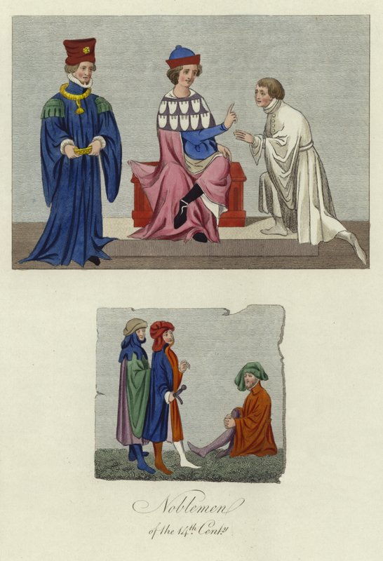 A 14. század nemesei alkotó: English School