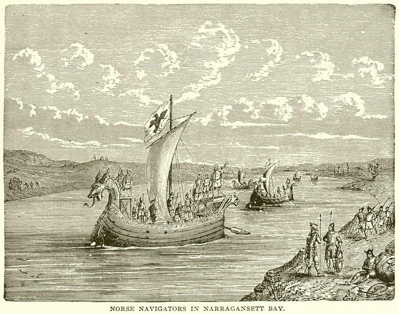 Skandináv navigátorok a Narragansett-öbölben alkotó: English School
