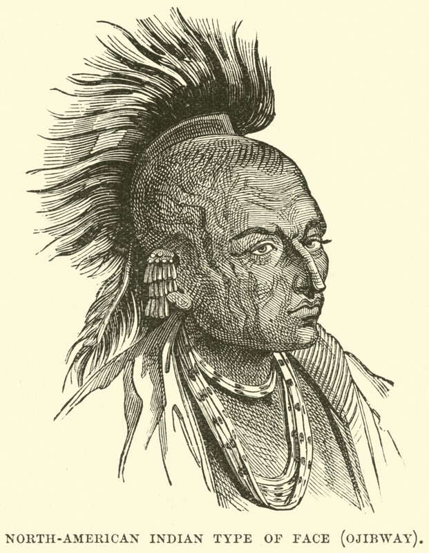Észak-amerikai indián arctípus, Ojibway alkotó: English School