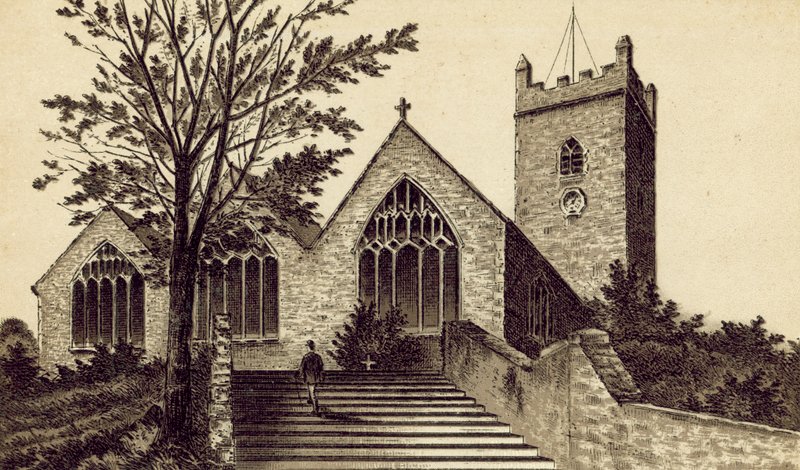 Észak-Devon: Ilfracombe Parish Church, Holy Trinity (litó) alkotó: English School