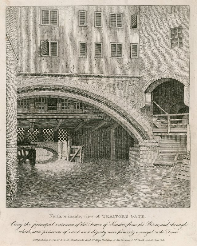 A Traitors Gate északi vagy belső nézete alkotó: English School