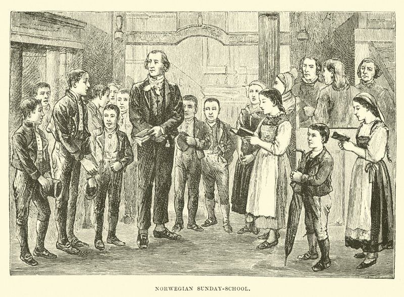 Norvég vasárnapi iskola alkotó: English School