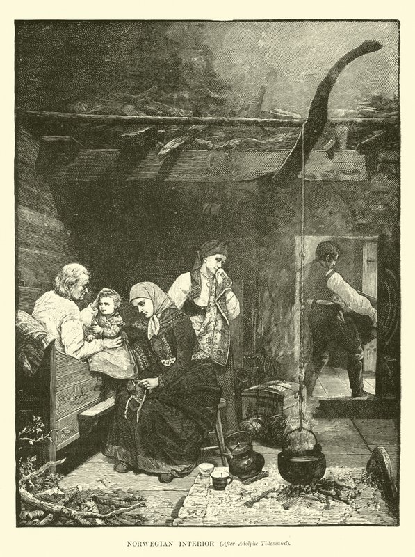 Norvég belső tér alkotó: English School