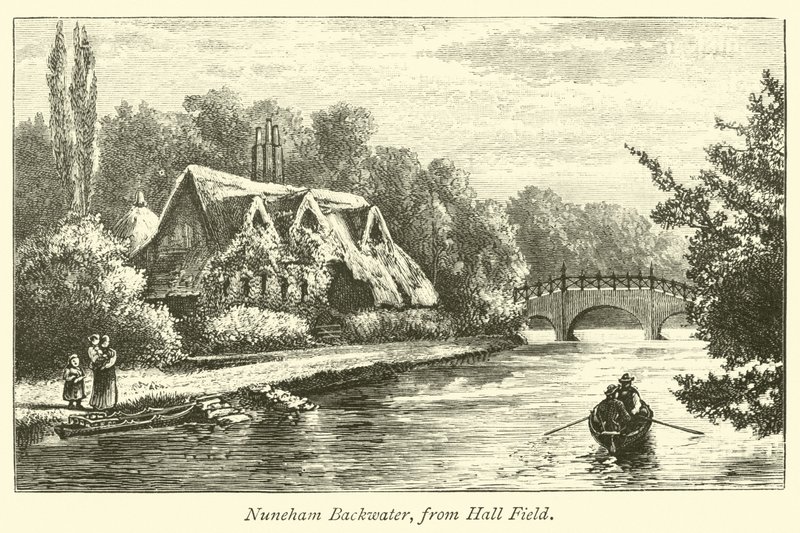 Nuneham Backwater, a Hall Fieldből alkotó: English School
