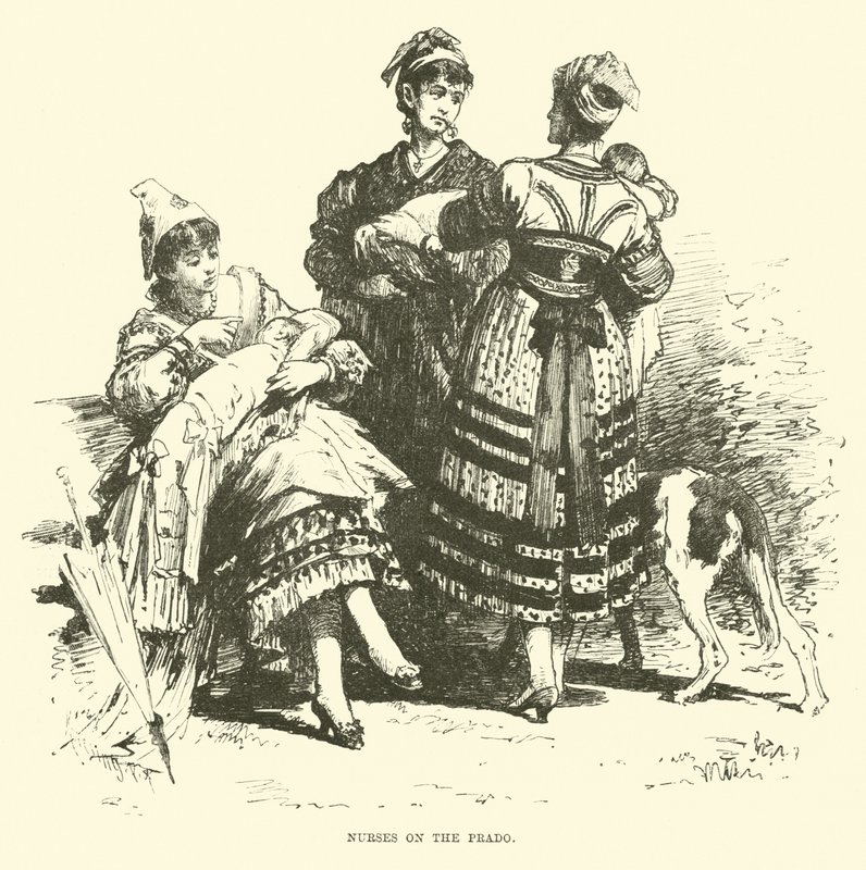 Ápolók a Prado-n alkotó: English School