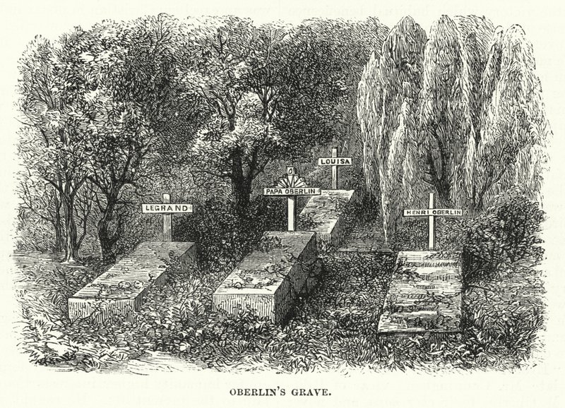 Oberlin sírja (metszet) alkotó: English School