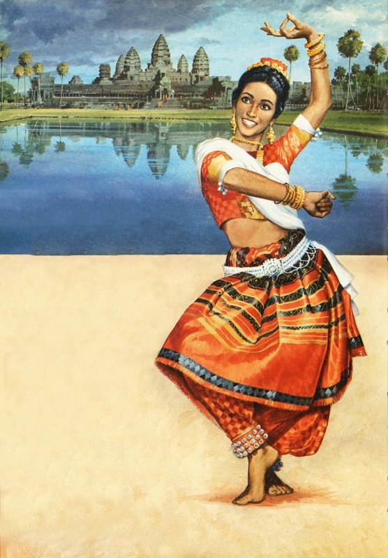 Indiai Odissi tánc alkotó: English School