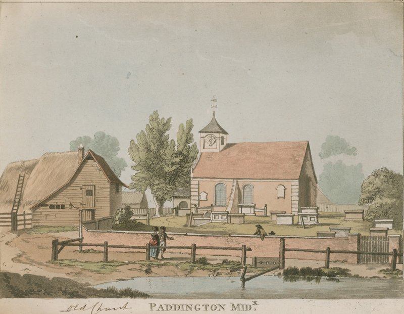 Old Church, Paddington, Middlesex alkotó: English School