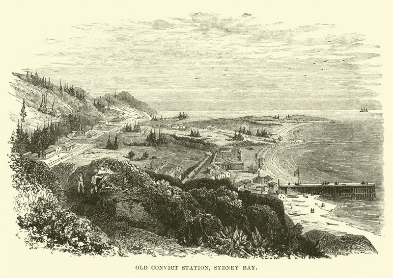 Old Convict állomás, Sydney Bay alkotó: English School