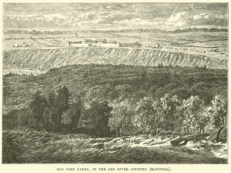 Old Fort Garry, a Red River Country, Manitoba alkotó: English School