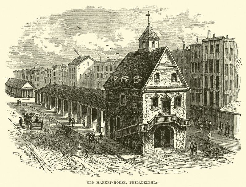Old Market-house, Philadelphia alkotó: English School