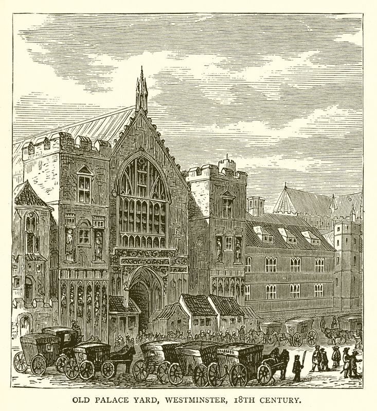 Old Palace Yard, Westminster, 18. század alkotó: English School