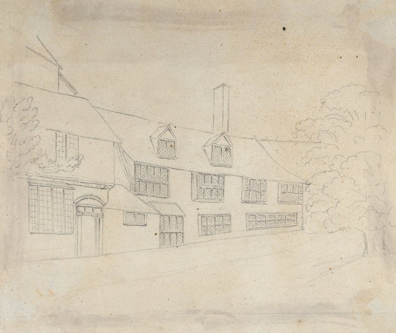 Old Pied Bull, Islington (hátul) alkotó: English School
