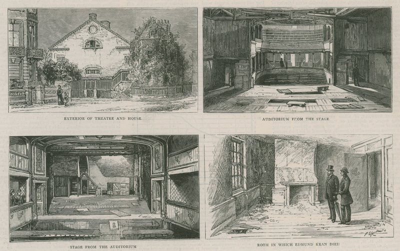 Az Old Richmond Színház és az Edmund Keans ház, most lebontják alkotó: English School
