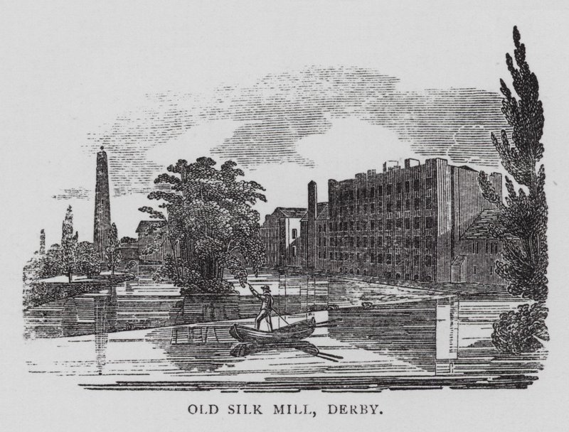Old Silk Mill, Derby (metszet) alkotó: English School