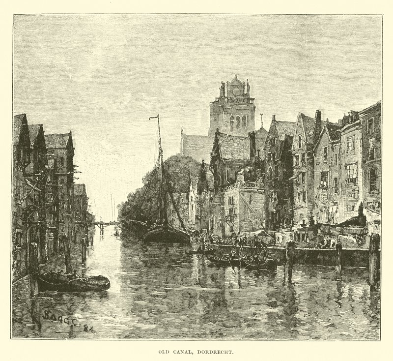 Régi csatorna, Dordrecht alkotó: English School