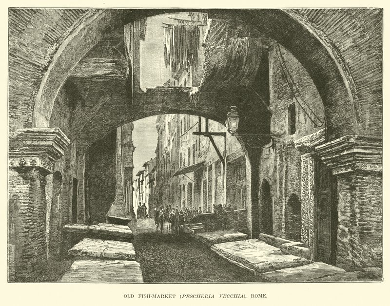 Régi halpiac, Pescheria Vecchia, Róma alkotó: English School