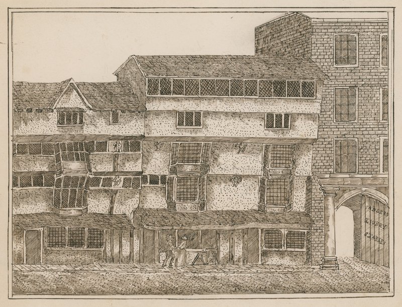 Régi ház a Croswell Streeten alkotó: English School