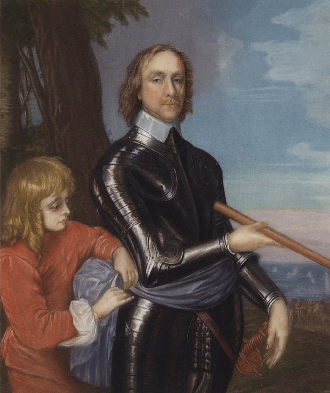 Oliver Cromwell (színes litó) alkotó: English School