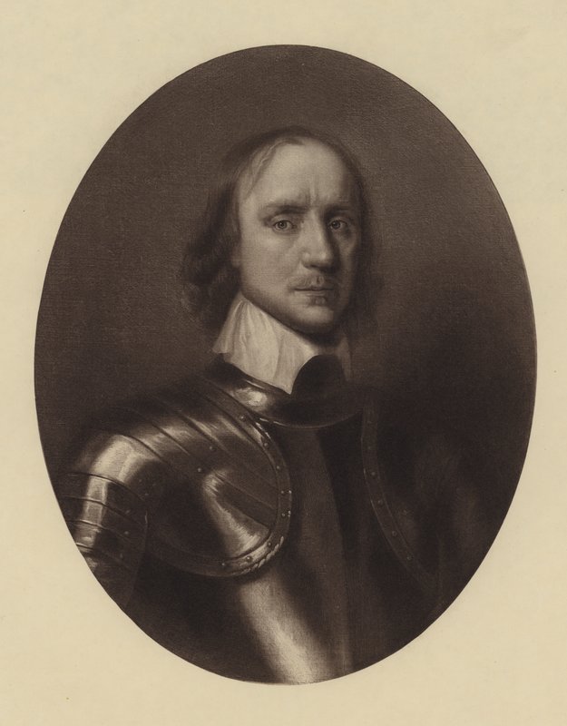 Oliver Cromwell (litográfia) alkotó: English School