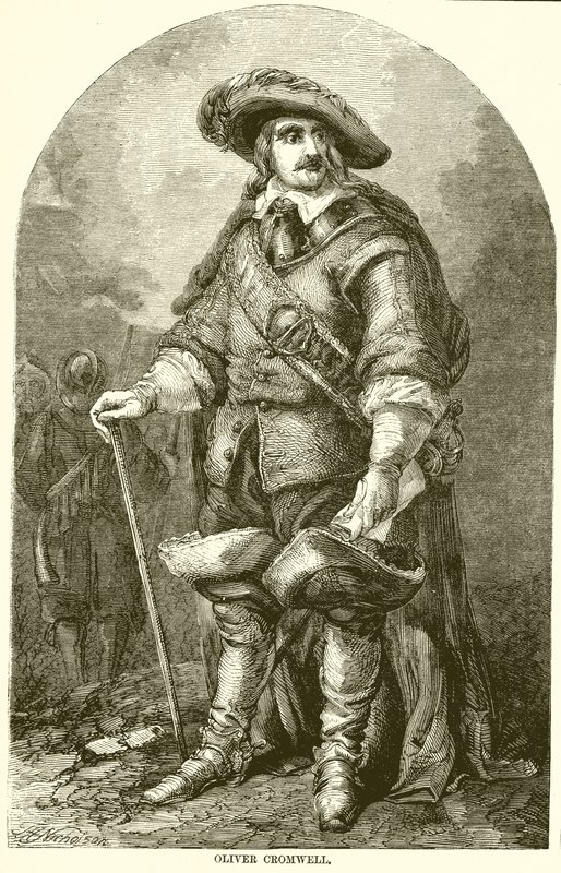 Oliver Cromwell alkotó: English School