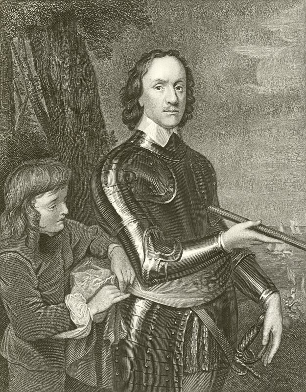 Oliver Cromwell alkotó: English School