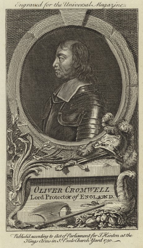 Oliver Cromwell, Anglia Védelmezője alkotó: English School