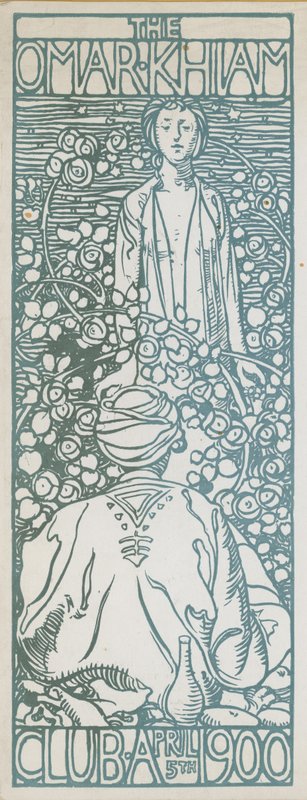 Omar Khayyam klubvacsora, 1900. április 5 alkotó: English School