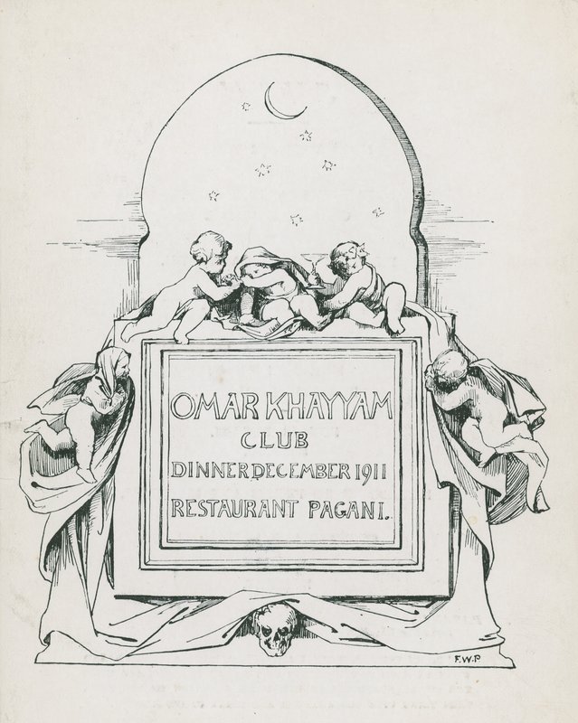 Saját Khayyam Club Dinner, december 19g, sok pogány étterem alkotó: English School