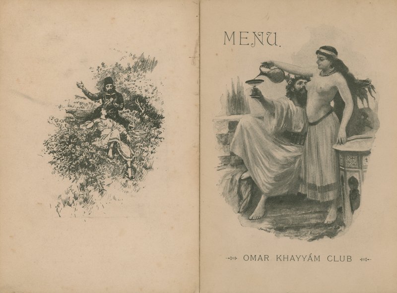 Omar Khayyam Club vacsoramenü alkotó: English School