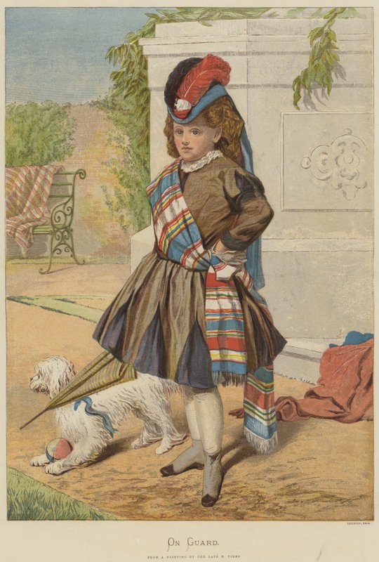 Őrségben (chromolitho) alkotó: English School