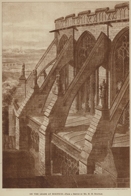 A norwichi vezetéken (metszet) alkotó: English School