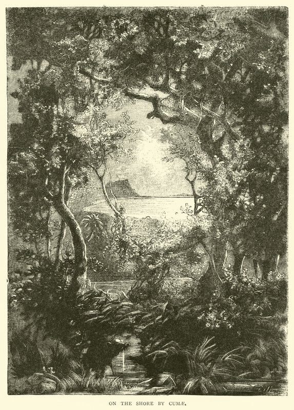 A parton Cumae mellett alkotó: English School