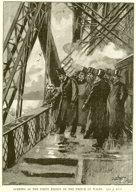A Forth-híd megnyitása a walesi herceg által alkotó: English School