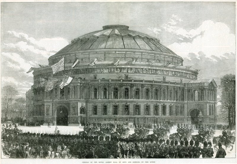 Viktória királynő megnyitotta a Royal Albert Hallt alkotó: English School