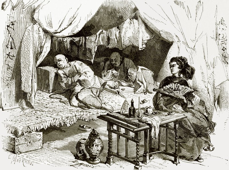 Ópium dohányosok alkotó: English School