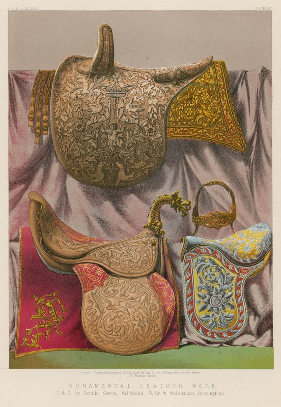Díszbőrmunka alkotó: English School