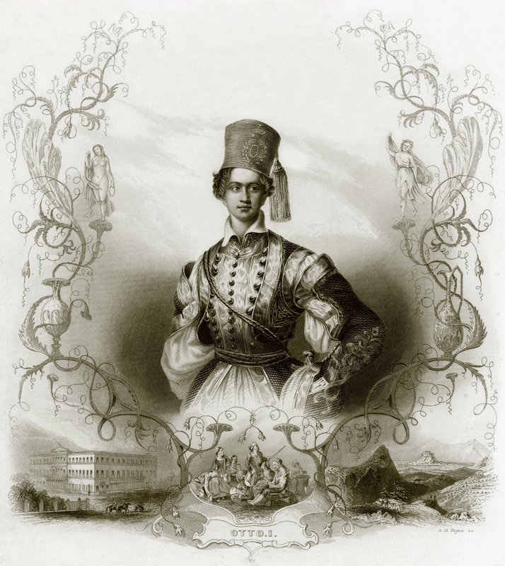 Ottó, Görögország királya alkotó: English School