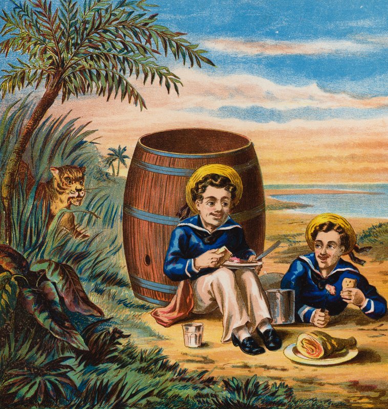 Tengerészeink (színes litográfia) alkotó: English School