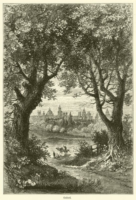 Oxford (metszet) alkotó: English School