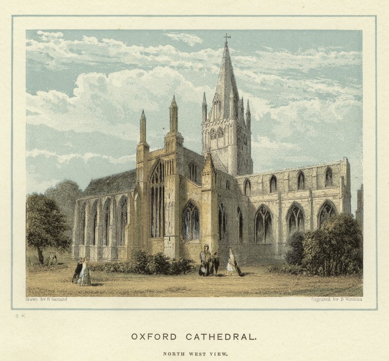 Oxford katedrális, északnyugati nézet alkotó: English School