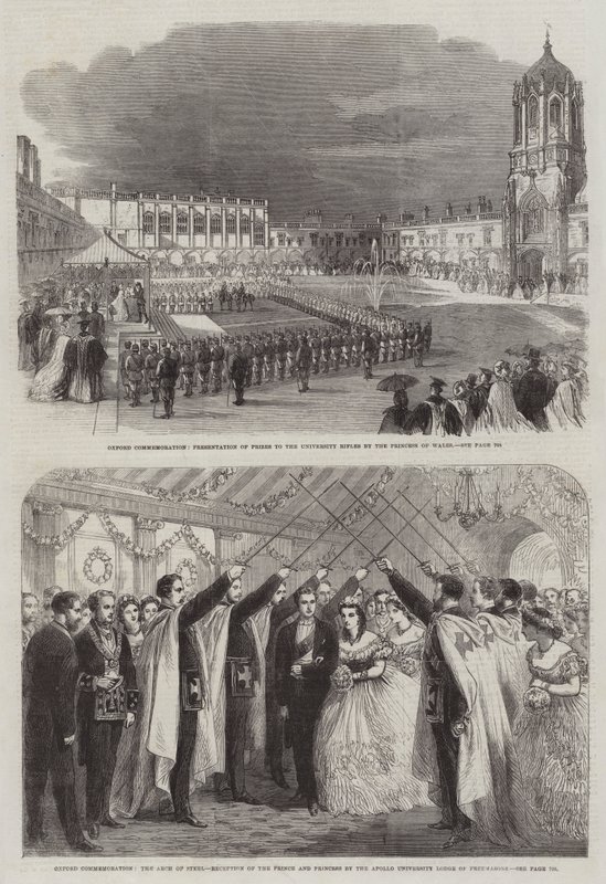 Oxfordi megemlékezés (metszet) alkotó: English School